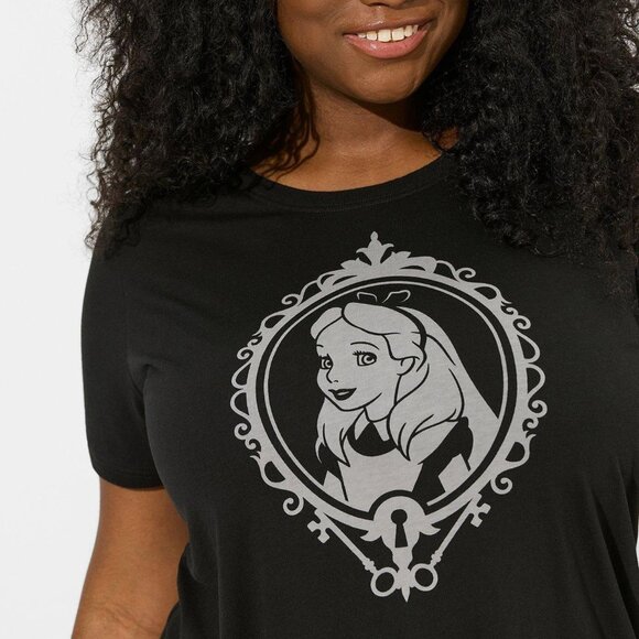 ❤️NWT VINTAGE TORRID TEE - DISNEY ALICE IN WONDERLAND CAMEO TOP - PLUS SIZE - Picture 11 of 14